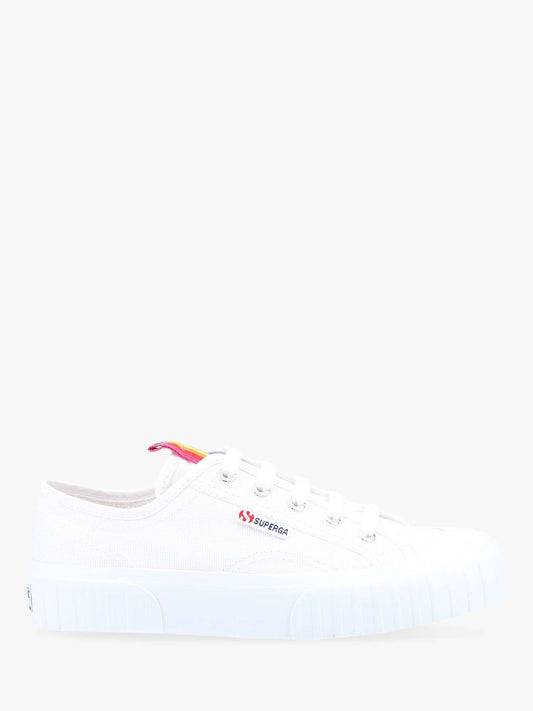 Superga Women's 2630 Stripe Padded Sneakers White Rainbow
