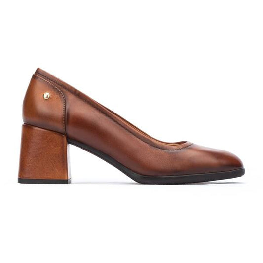 Pikolinos Women's Sevilla W1W-5540C1 Leather Heel Shoes Cuero Brown