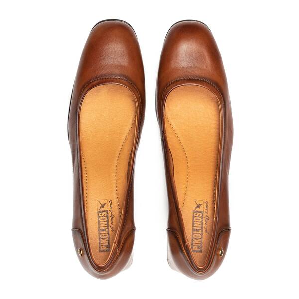 Pikolinos Women's Sevilla W1W-5540C1 Leather Heel Shoes Cuero Brown