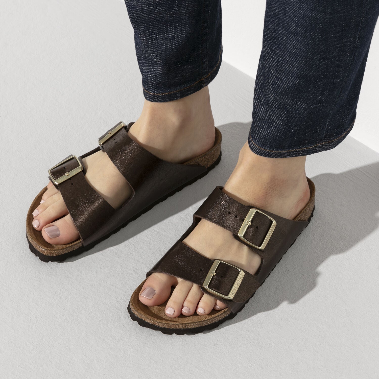 Birkenstock Unisex Arizona Birko Flor Narrow Fit Sandals Graceful