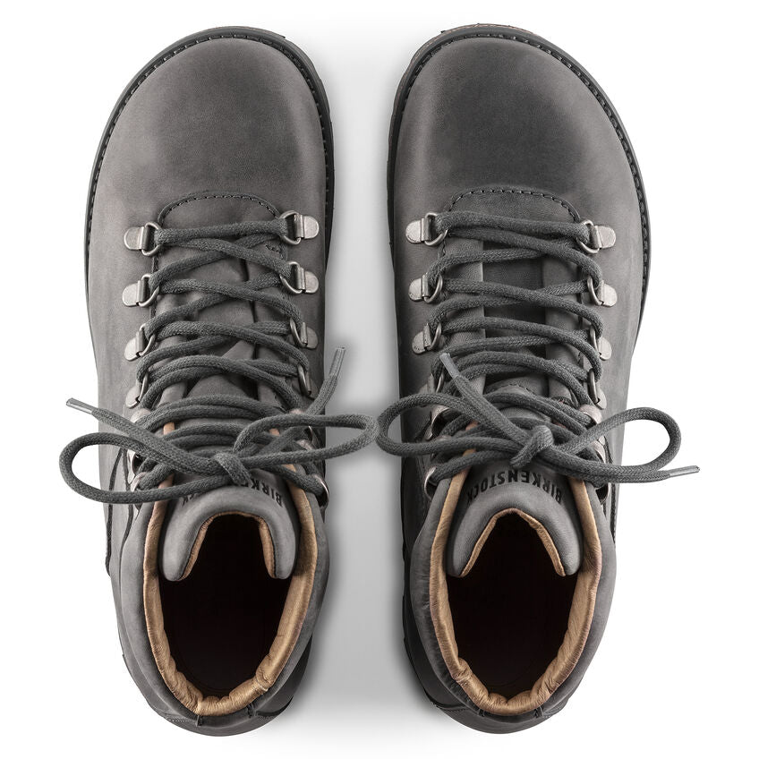 Birkenstock Men's Jackson Nubuck Leather Boots Graphite Grey