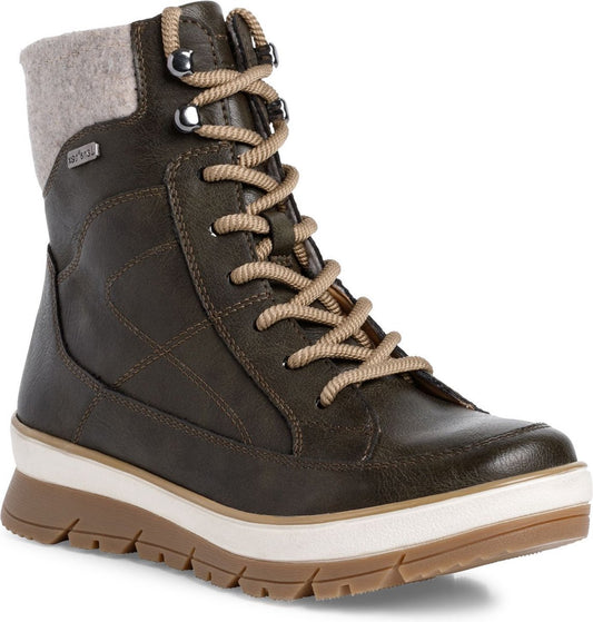 Jana Women's 8-26271-29 Comfort Winter Ankle Boots Khaki