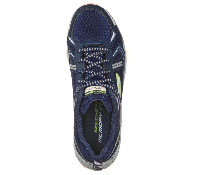 Skechers Womens 149820/NVGY Hillcrest - Vast Adventure Walking Sneakers  Grey Navy Blue