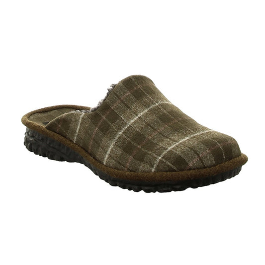 Josef Seibel Men's Westland Toulouse 57 Cosy Slippers Olive Green