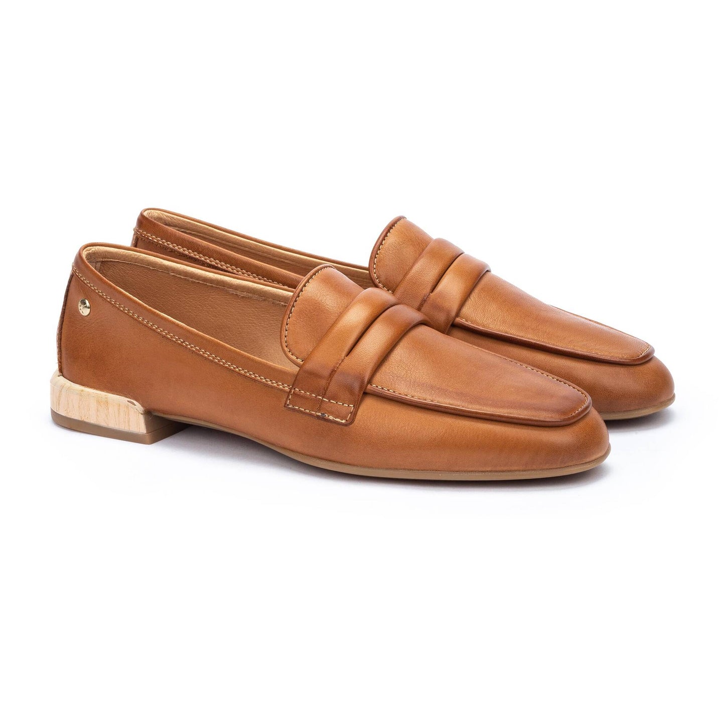 Pikolinos Women's Almeria W9W-3531 Leather Loafer Shoes Brandy Brown