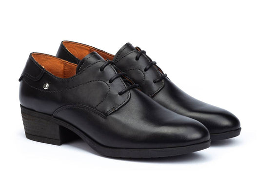 Pikolinos Women's Daroca W1U-5992 Low- Heeled Derby Shoes Black
