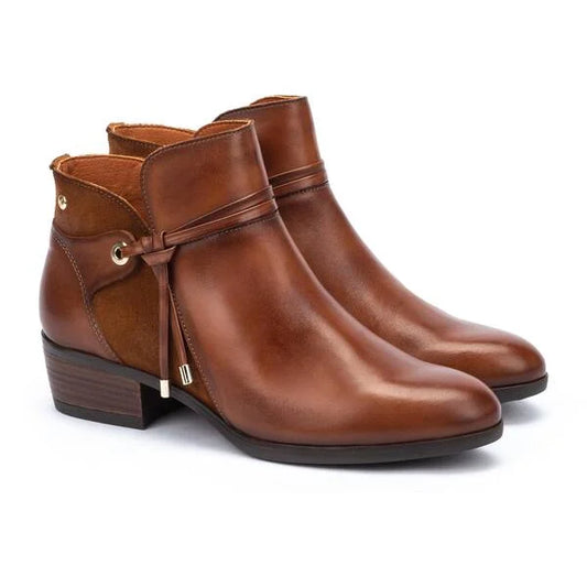 Pikolinos Women's Daroca W1U-8505 Leather Ankle Boots Cuero Brown
