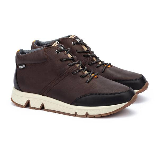Pikolinos Men's Ferrol M9U-8069NOC1 Leather Sneaker Shoes Olmo Brown