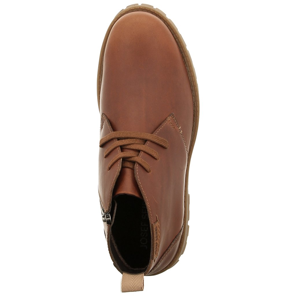 Josef Seibel Men's Cheston 03 Leather Short Boots Castagne Brown