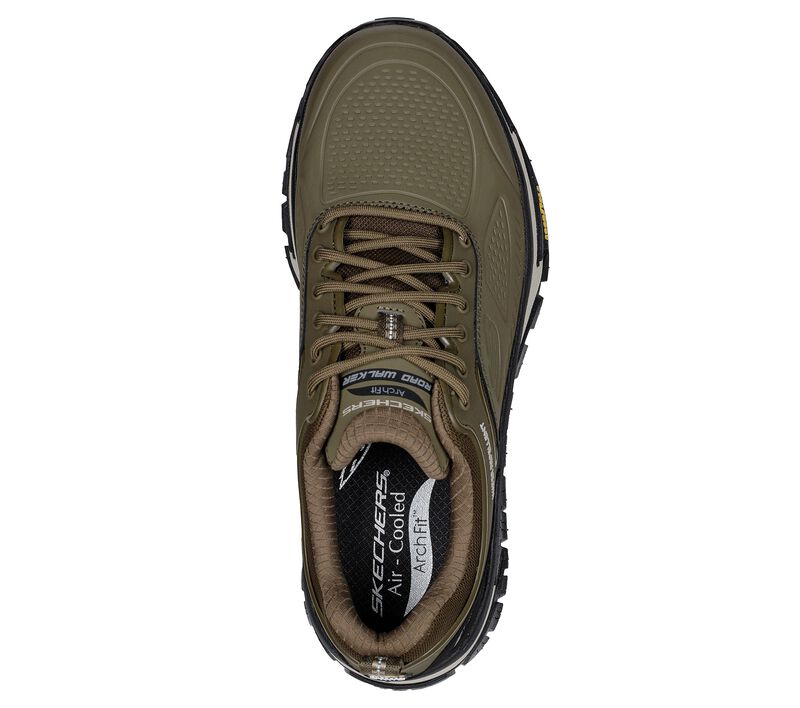 Skechers Men's 237333/OLBK Relaxed Fit: Arch Fit Road Walker - Recon Walking Shoes Olive Black