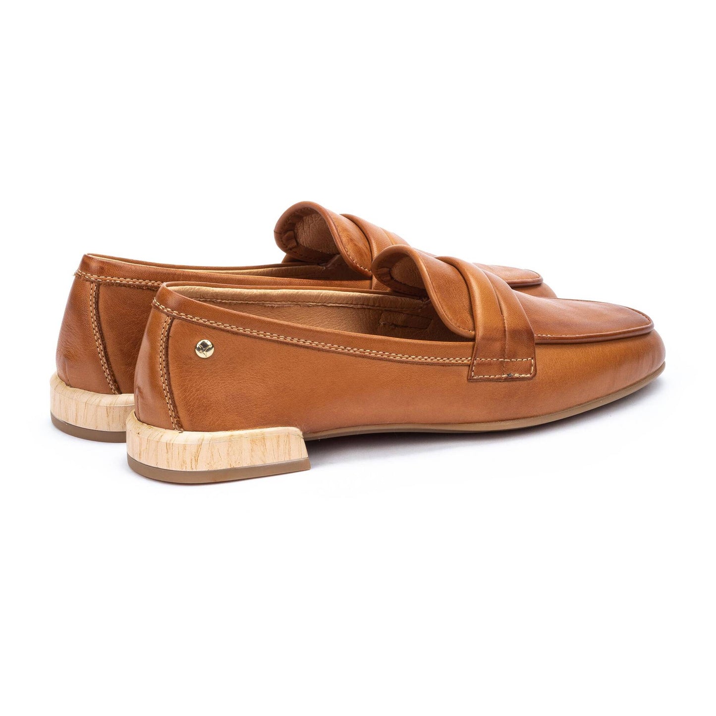 Pikolinos Women's Almeria W9W-3531 Leather Loafer Shoes Brandy Brown