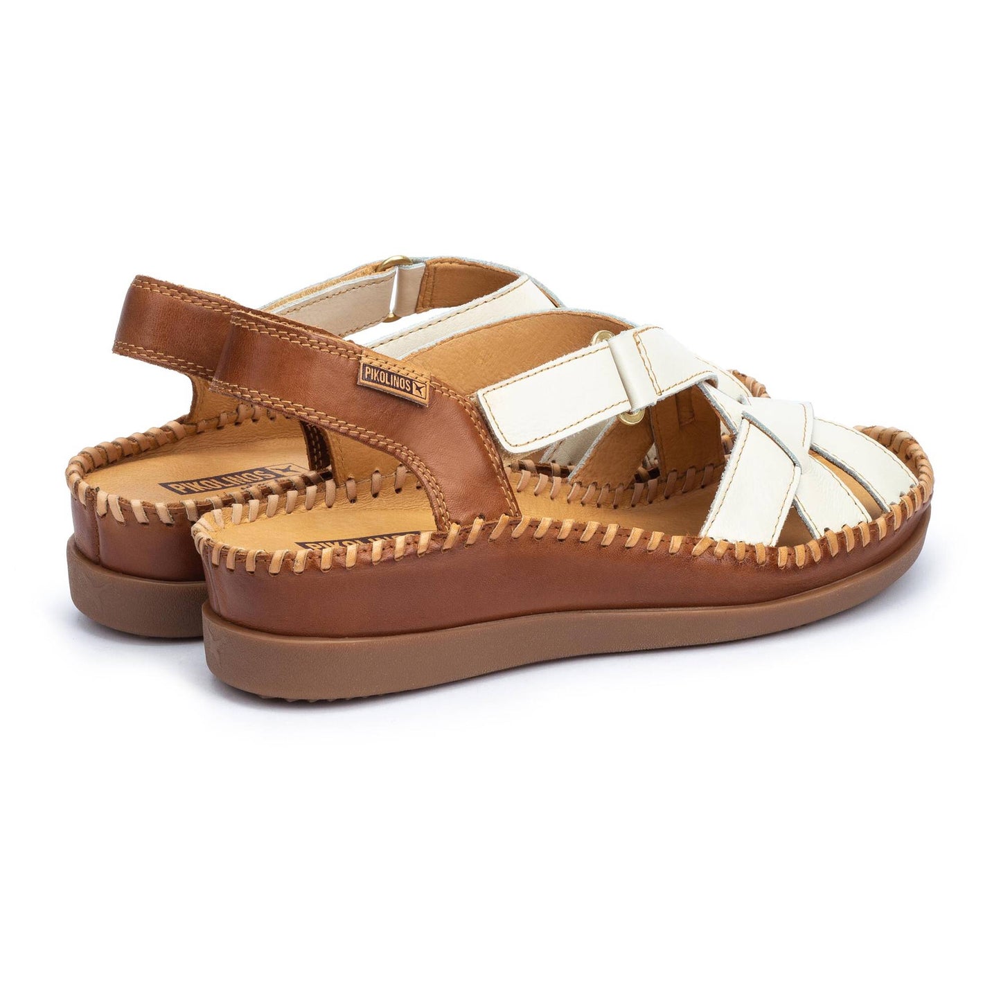 Pikolinos Women's Cadaques W8K-0741 Leather Sandals Nata