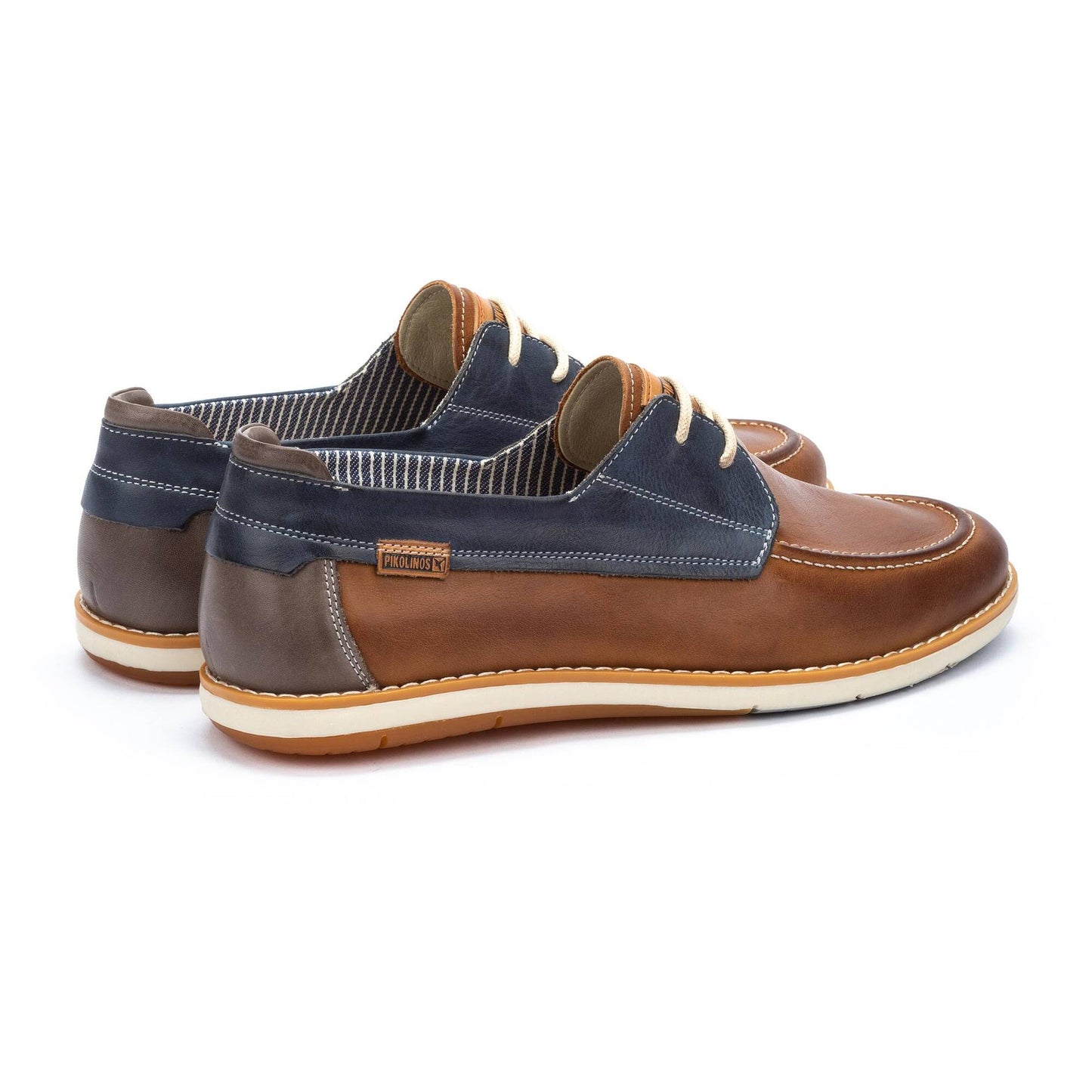 Pikolinos Men's Jucar M4E-1035BFC1 Leather Shoes Brandy Brown