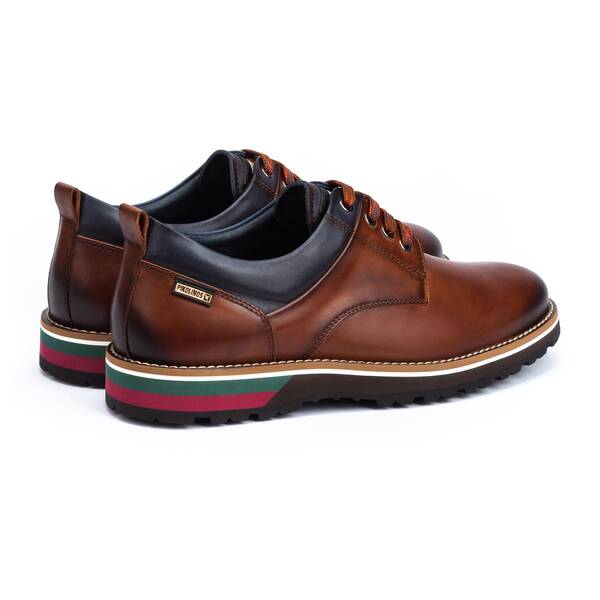 Pikolinos Men's Pirineos M6S-4015 Leather Lace-Up Shoes Cuero Brown