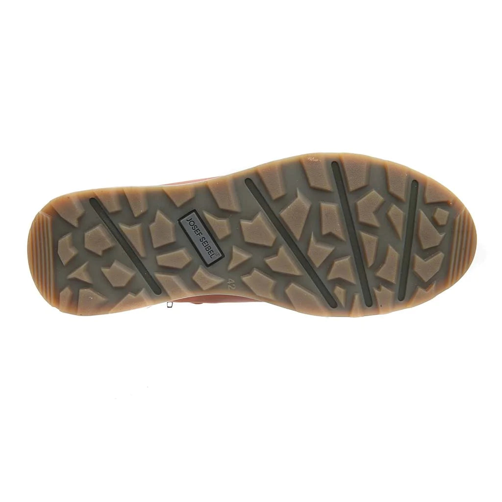 Josef Seibel Men's Raymond 53 Leather Lace-Up Boots Camel Brown