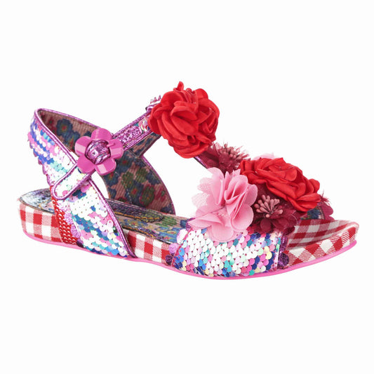 Irregular Choice Women's 3911 24 Blossoming Beauty Sandals Red