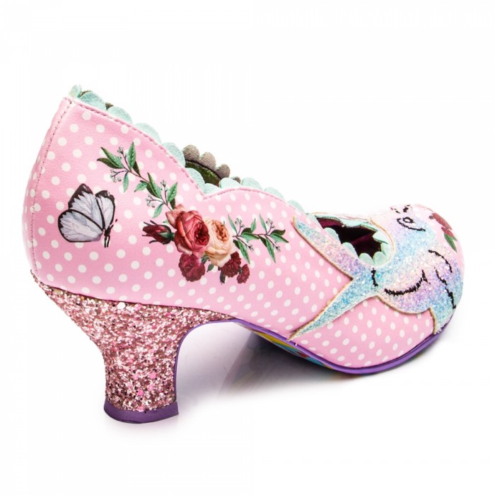 Irregular Choice Women's Fly Free 4136-74 Low Heel Shoes Pink