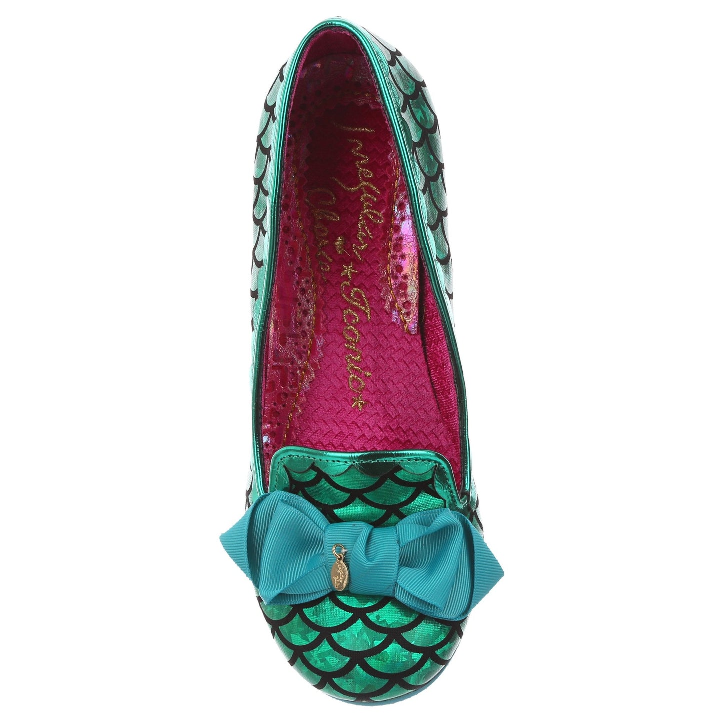 Irregular Choice Women's Kanjanka 4255-12AX Mermaid Mid Heel Shoes Green