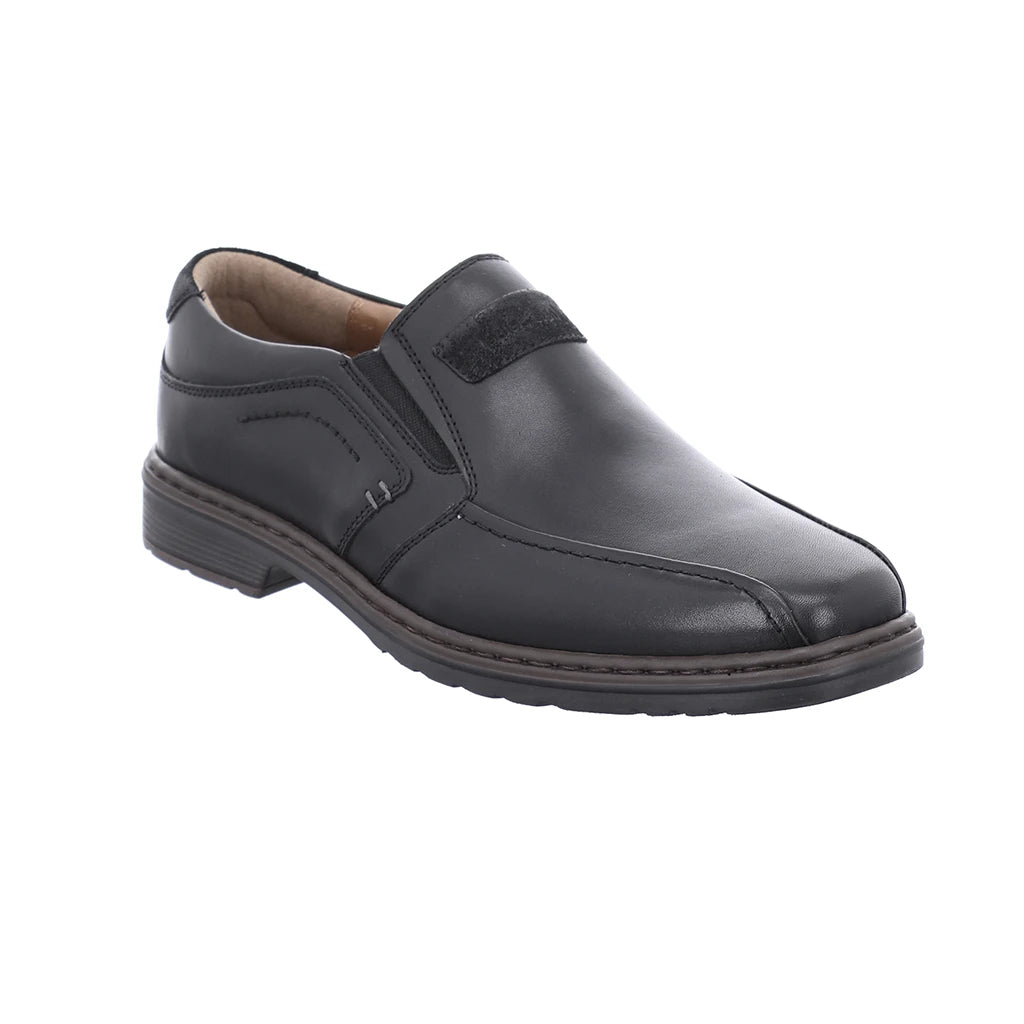 Josef Seibel Men's Alastair 03 Leather Slip-On Shoes Black