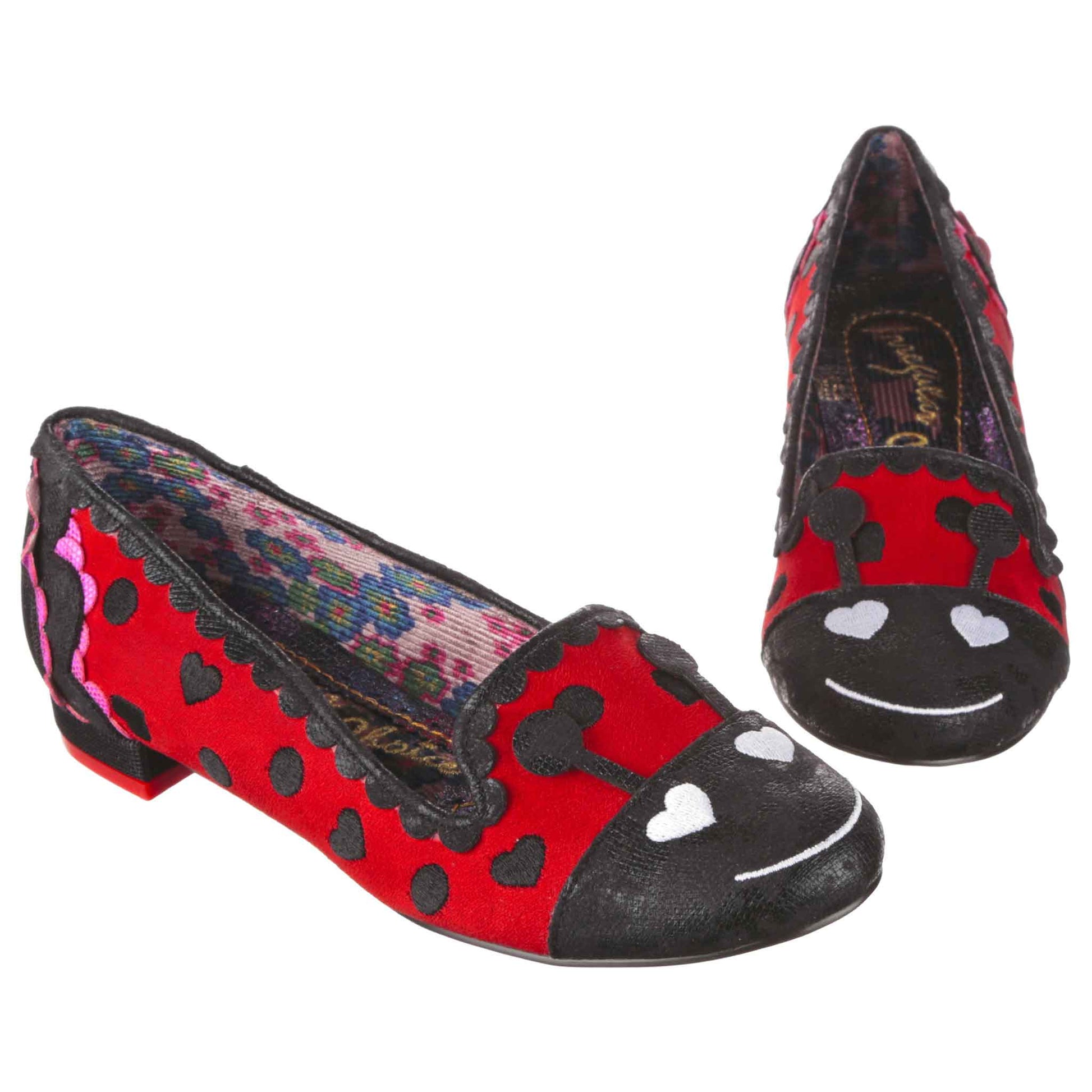 Irregular Choice Women's 4136-82 Cobbles Lace-Up Heel Shoes Black