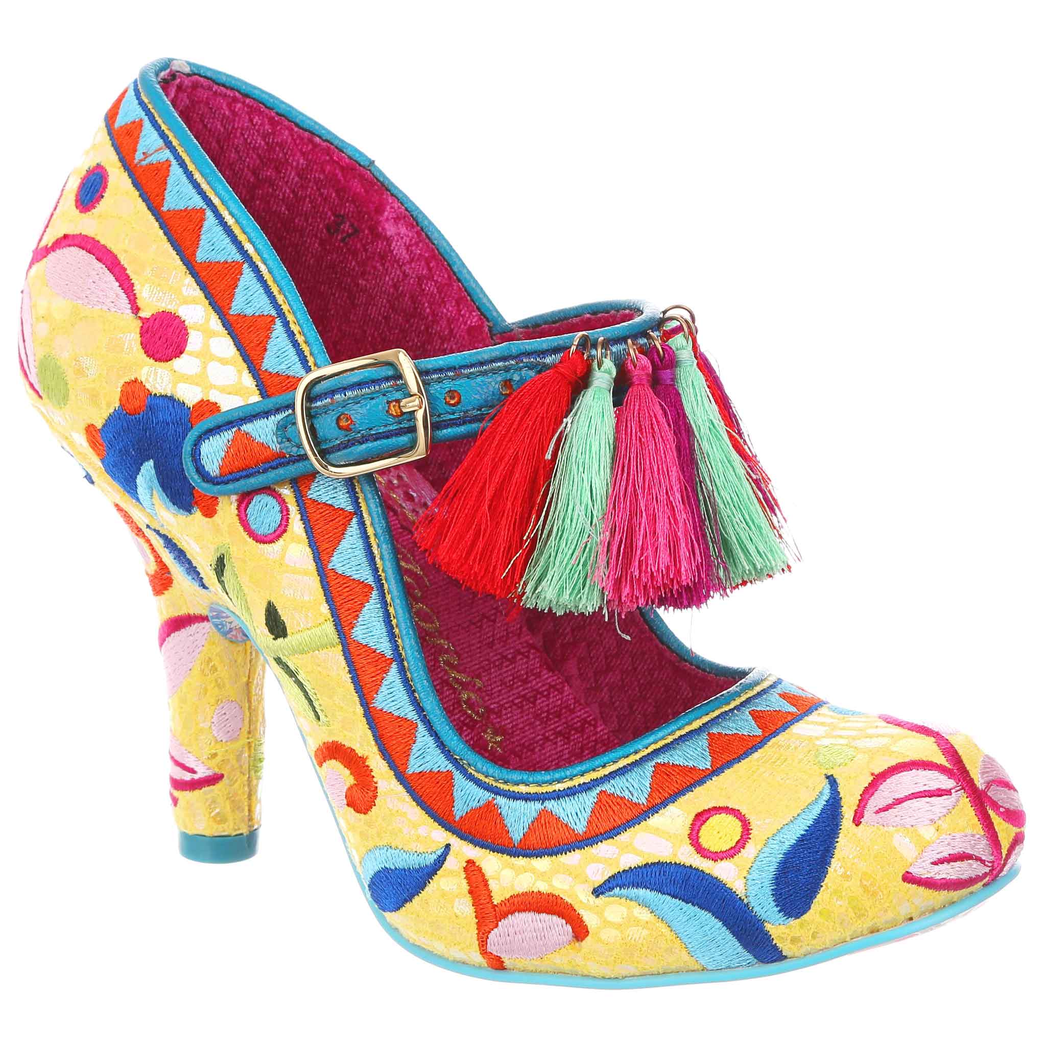 Irregular choice yellow sales shoes