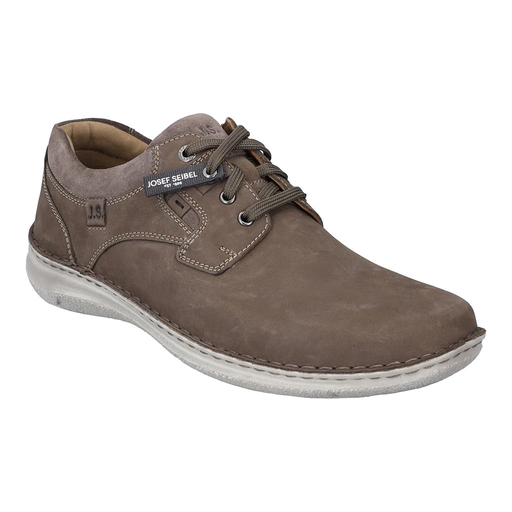 Josef Seibel Men's Anvers 36 Leather Casual Shoes Vulcano Brown