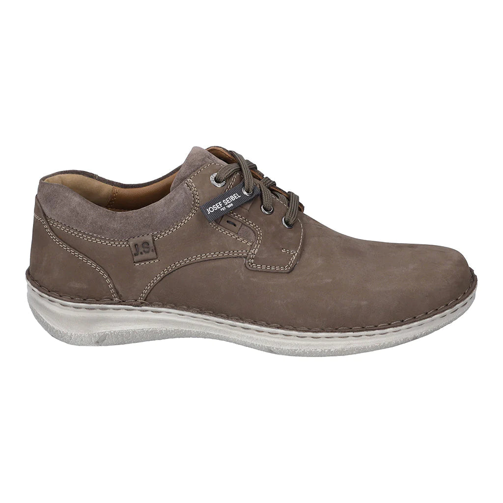 Josef Seibel Men's Anvers 36 Leather Casual Shoes Vulcano Brown