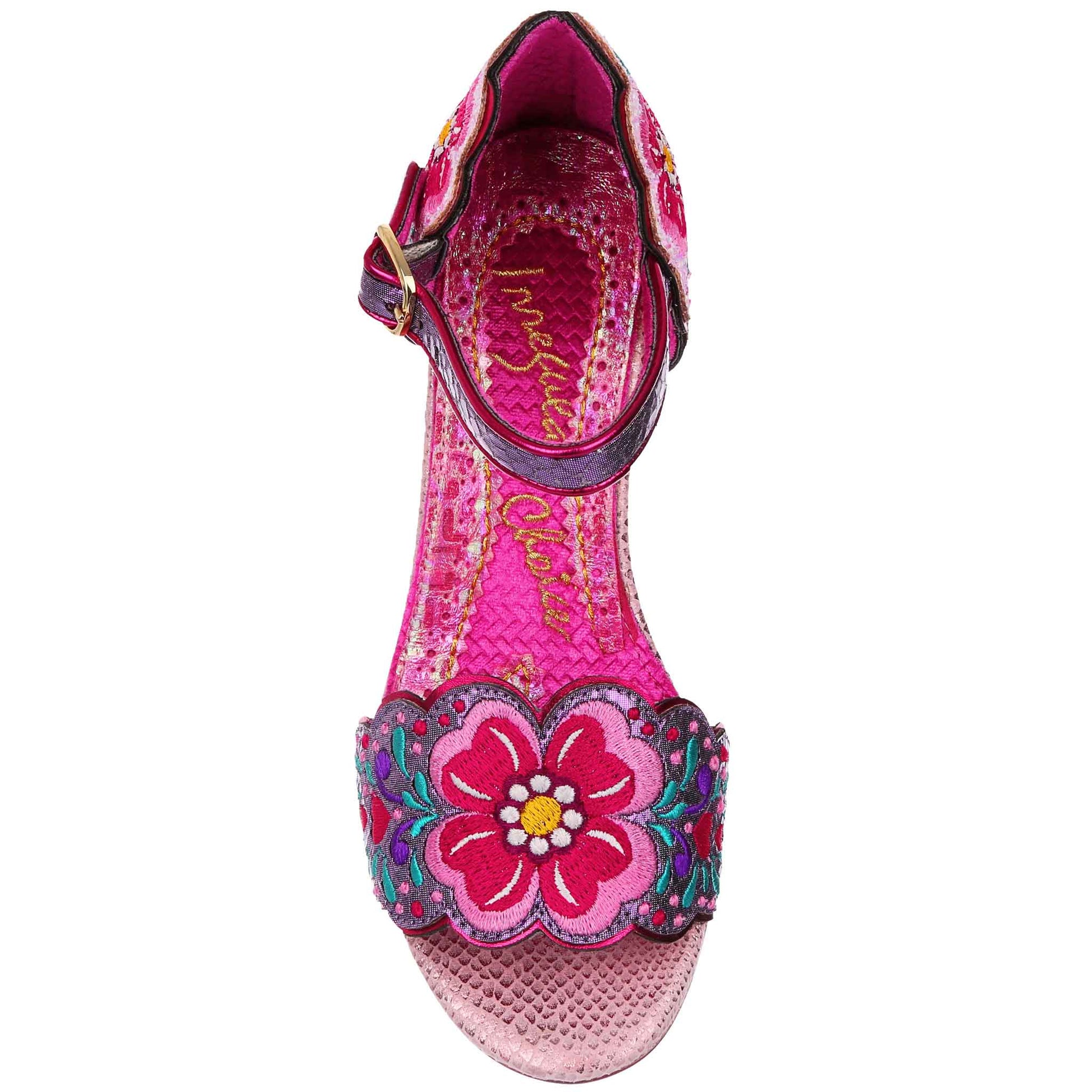 Irregular Choice Posie 4561-07B Pink Women\'s Gallery Ltd Shoe – Heel Picking Sandals