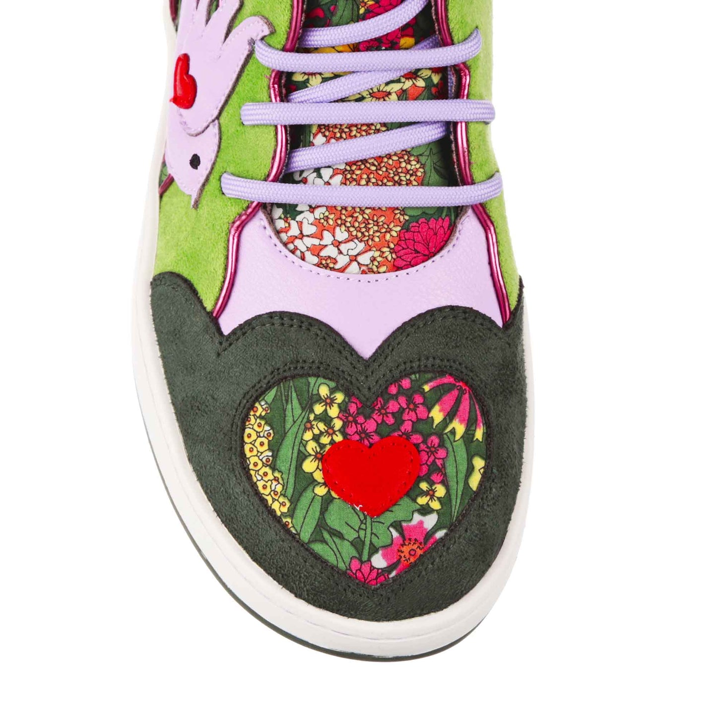 Irregular Choice Women's 4656 07 High Skies High Top Sneakers Green Multi