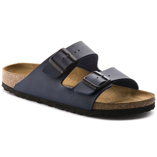 Birkenstock Unisex Arizona Birko-Flor Narrow Fit Sandals Blue