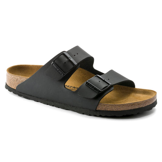 Birkenstock Unisex Arizona Birko-Flor Regular Fit Sandals Black