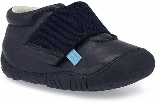 Start-Rite Childrens Toddlers Babies Leather Balance First Shoes Navy