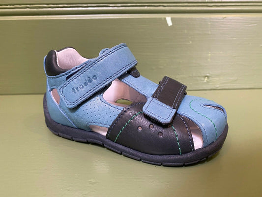 Froddo Childrens Infant G2150069-1 Leather Sandals Denim Blue
