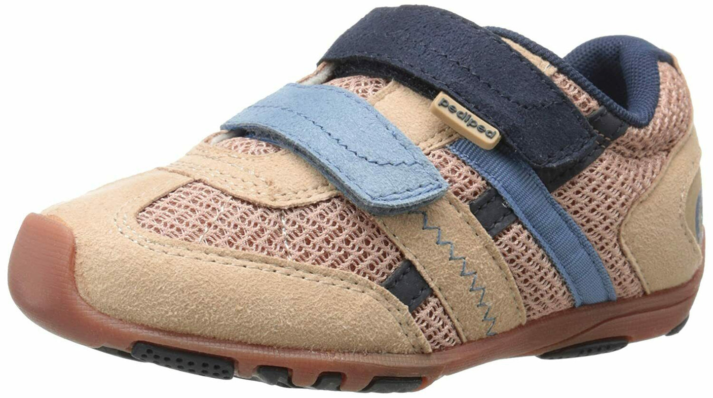 PediPed Childrens Toddler Flex Gehrig Trainers Gingersnap