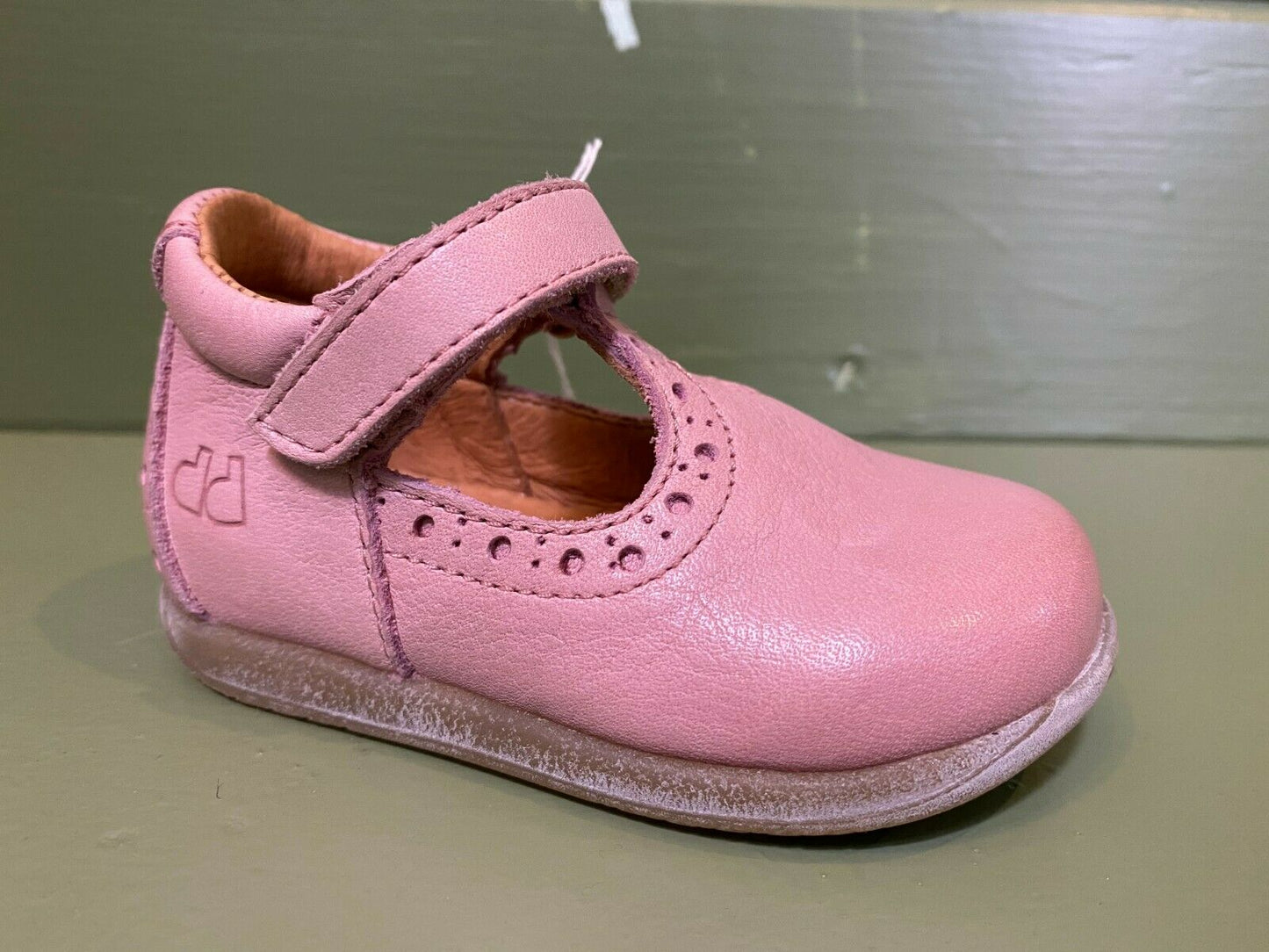 Froddo Childrens Girls G2140019 Leather T-Bar Shoes Pink