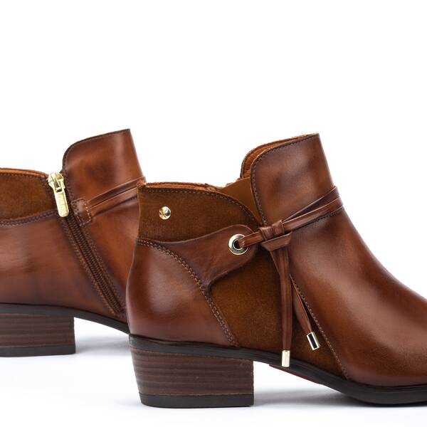 Pikolinos Women's Daroca W1U-8505 Leather Ankle Boots Cuero Brown