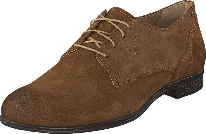 Sneaky Steve Men's Dirty Low Suede Lace-Up Shoes Taupe