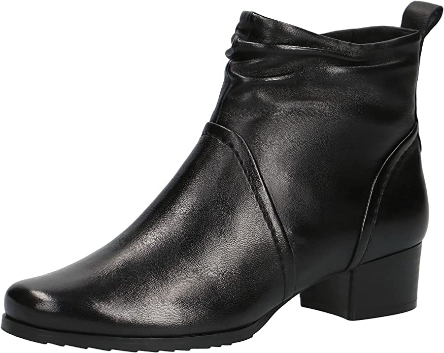 Caprice Women's 9-9-25318-29 Leather Ankle Boots Black