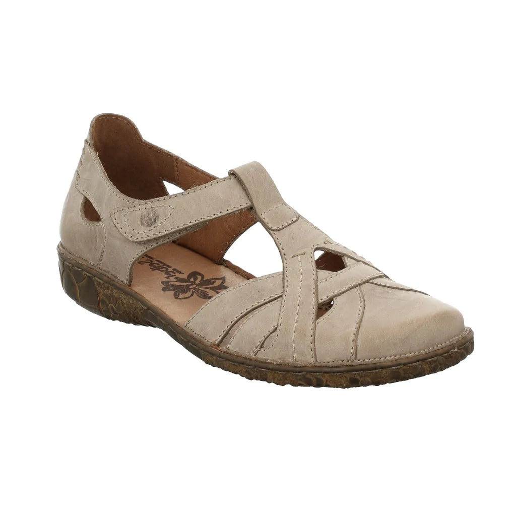 Josef Seibel Women's Rosalie 29 Leather Closed Toe Sandals Creme