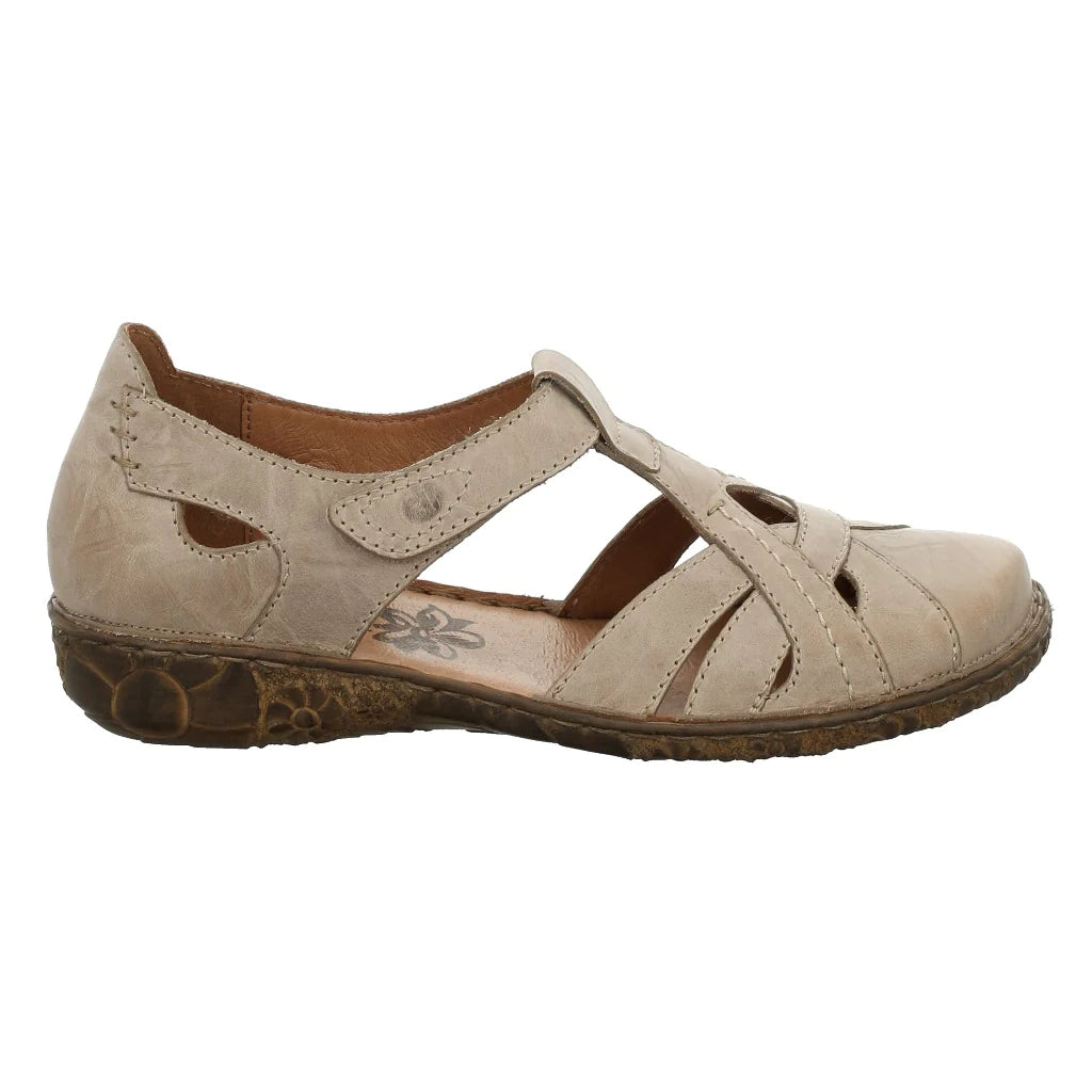 Josef Seibel Women's Rosalie 29 Leather Closed Toe Sandals Creme