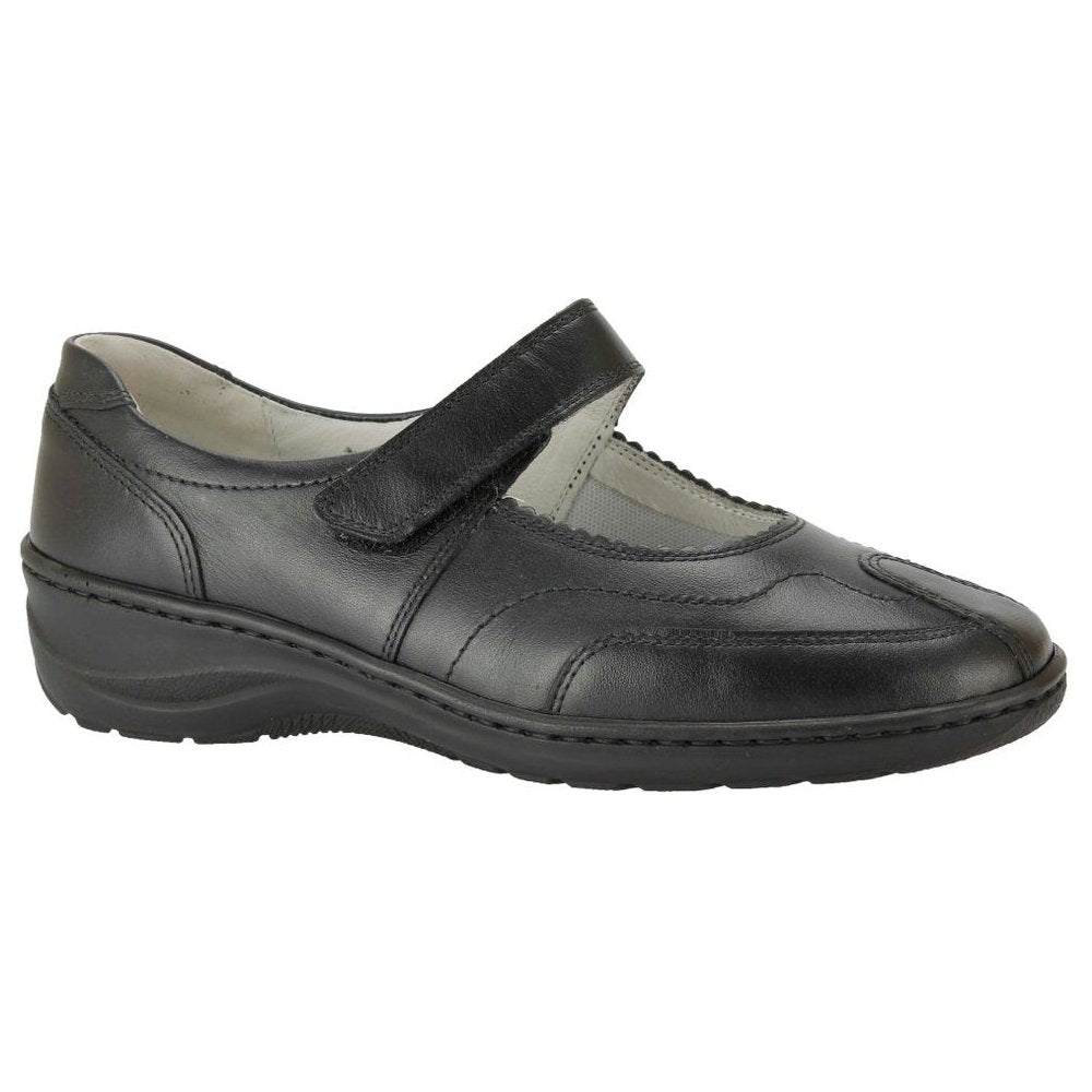 Waldlaufer Women's Monic 820307 Memphis Mary Jane Shoes Black – Shoe ...