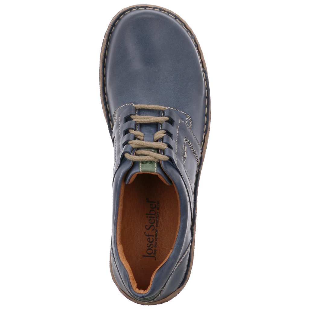 Josef Seibel Women's Neele 44 Leather Comfort Shoe Ocean Blue