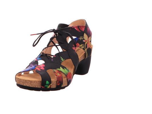 Think! Women's 3-000214-9000 Traudi Comfort Sandals Bright Flowers