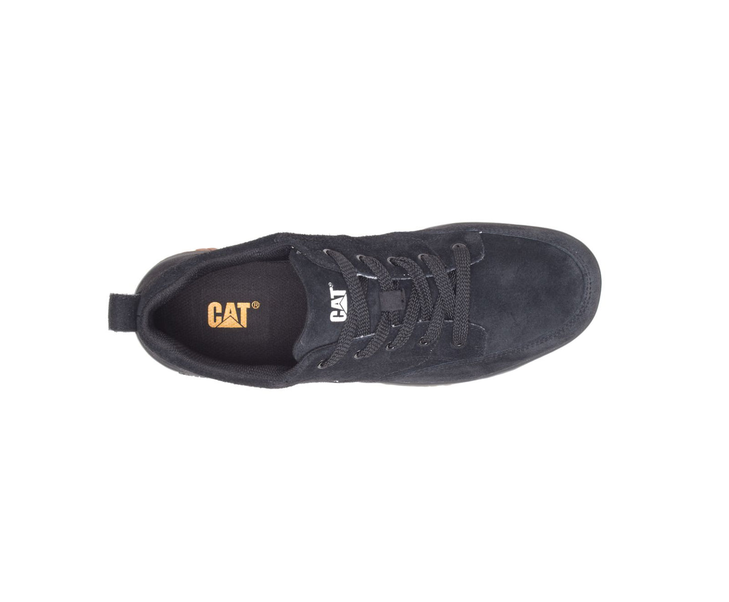 CAT Caterpillar Men's Decade P725244 Suede Shoes Black