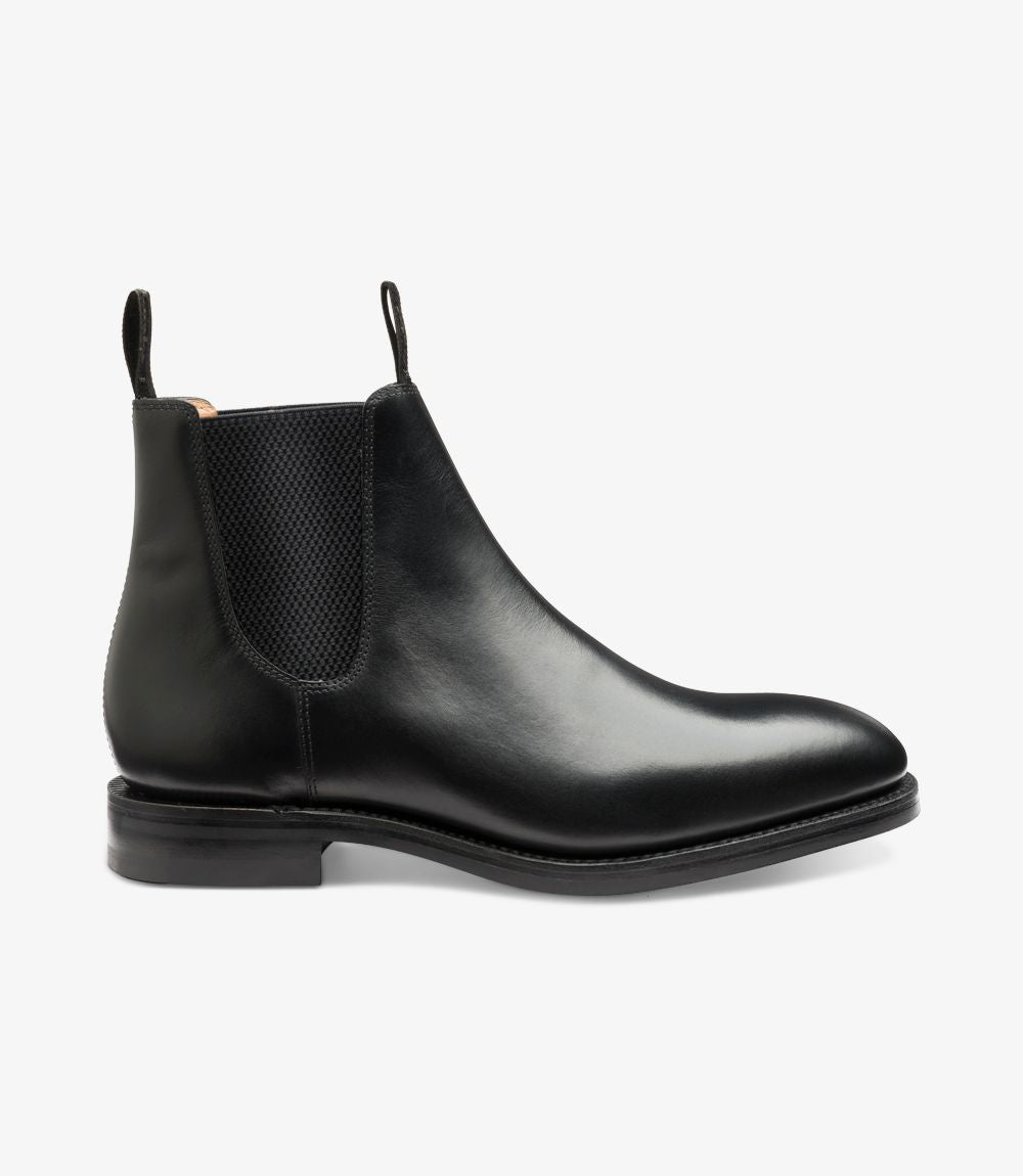 Loake Men's Chatsworth BR Leather Chelsea Boots Black