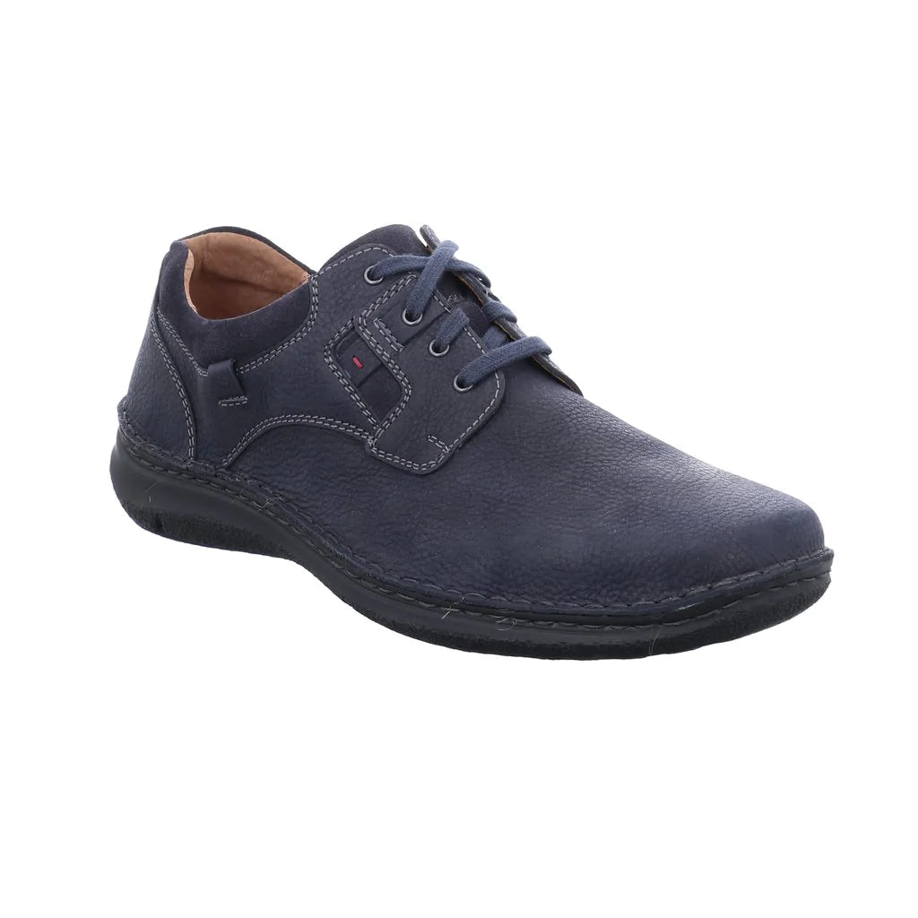 Josef Seibel Men's Anvers 36 Leather Casual Shoes Ocean Blue – Shoe ...