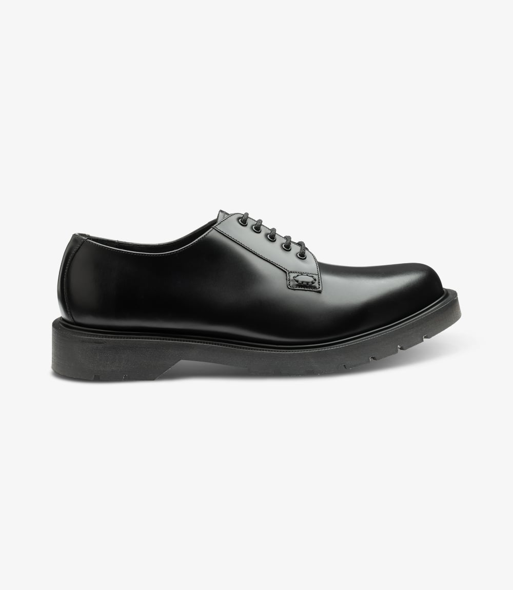 Loake Men's Kilmer Leather Plain-Tie Shoes Black