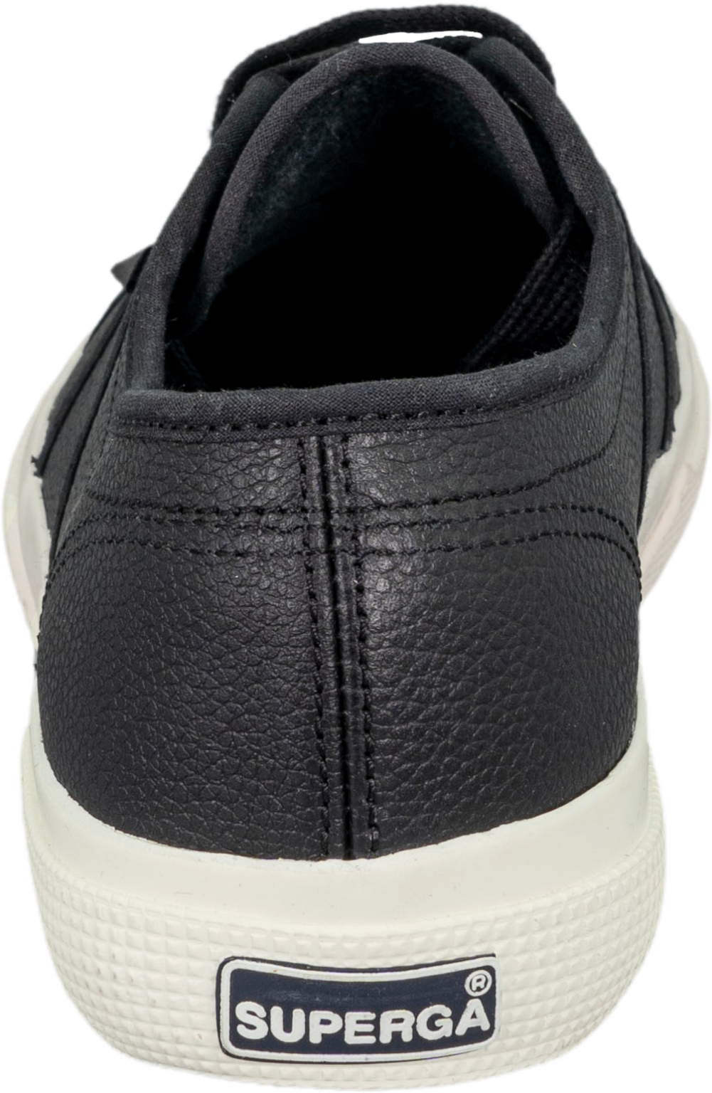 Superga  2750 Tumbled Leather Classic Sneakers Black Favorio