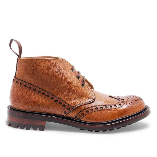Joseph Cheaney Men's Adur C Chukka Boot in Almond Grain Leather