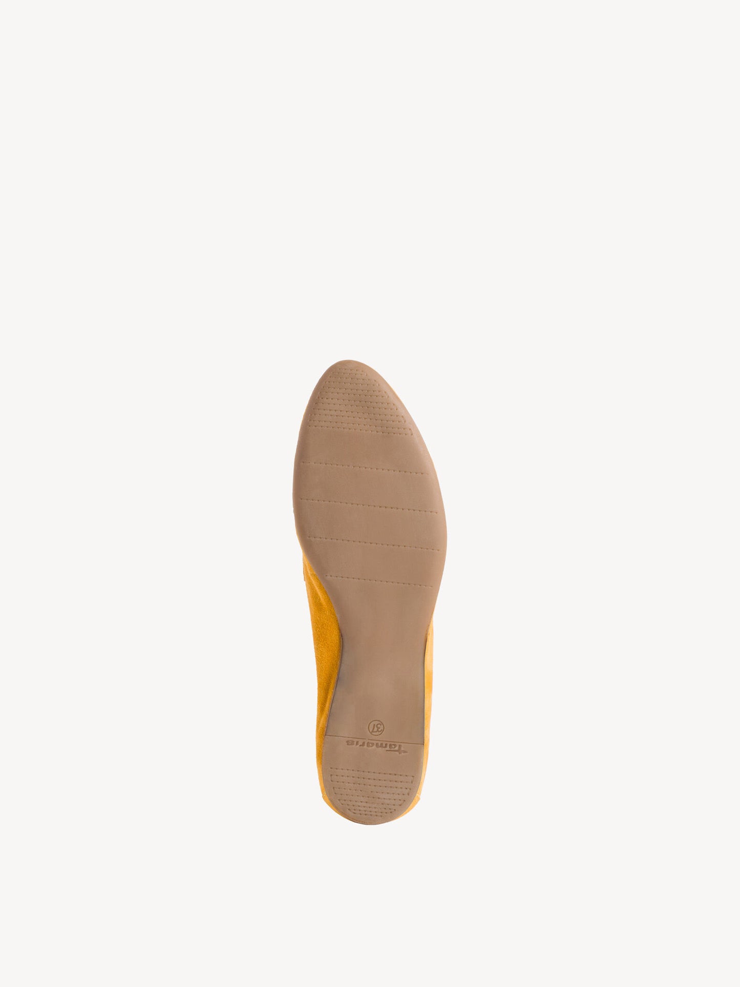 Tamaris Women's 1-24217-26 Leather Moccasin Shoes Mango Yellow